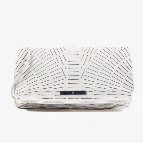 Alexander McQueen Fold-Over Lasercut Clutch - Picture 1 of 11